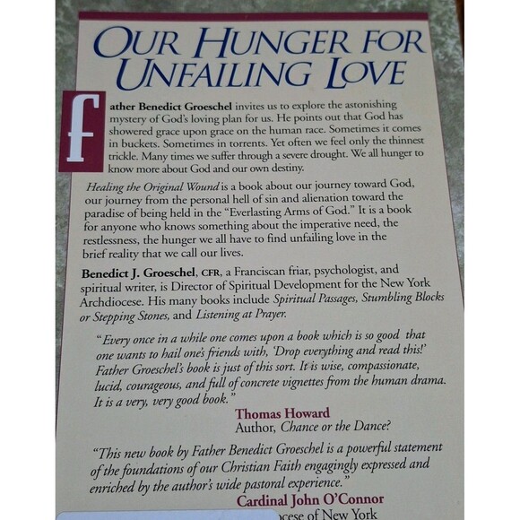 Healing the Original Wound: Reflections on the Full Meaning of Salvation - Picture 3 of 3